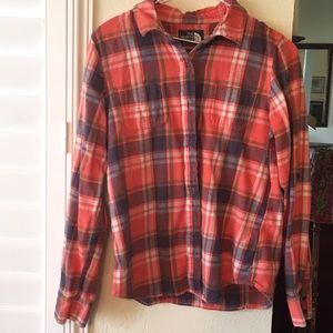 The North Face Pink Women’s Flannel Size M